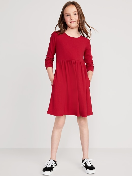 View large product image 1 of 3. Fit & Flare Dress for Girls