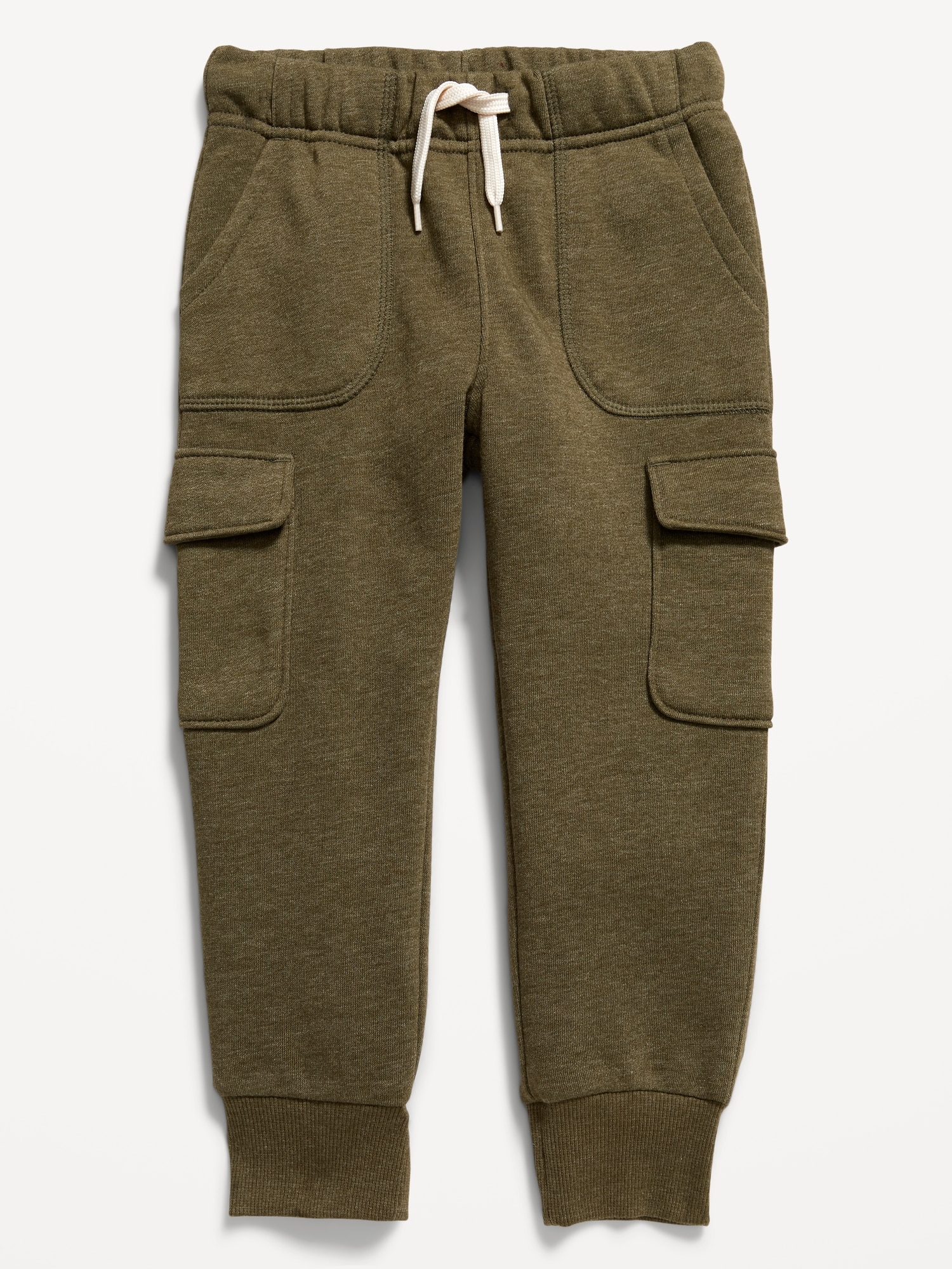 Unisex Functional Drawstring Cargo Joggers for Toddler