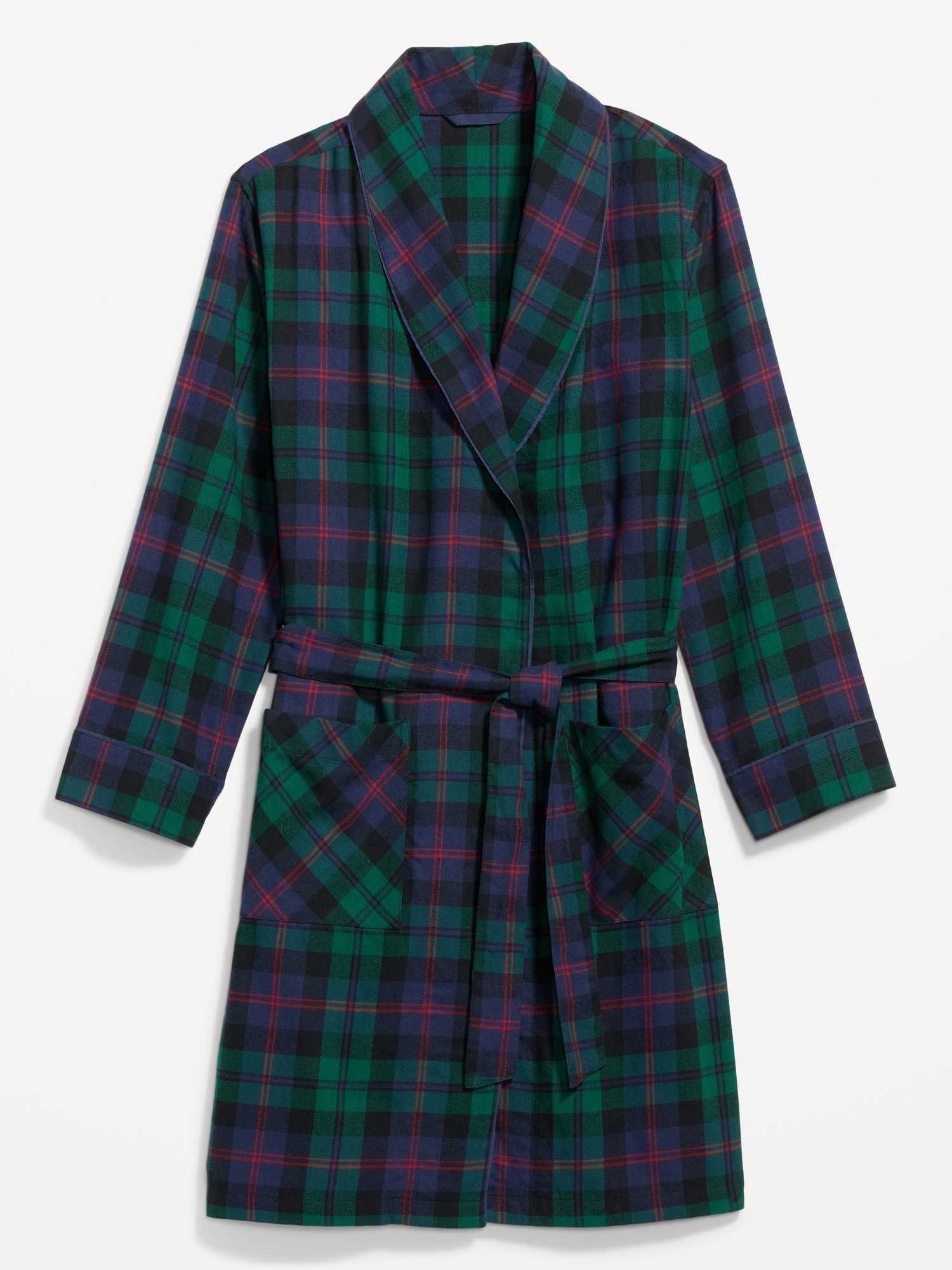 Matching Plaid Flannel Robe for Men | Old Navy