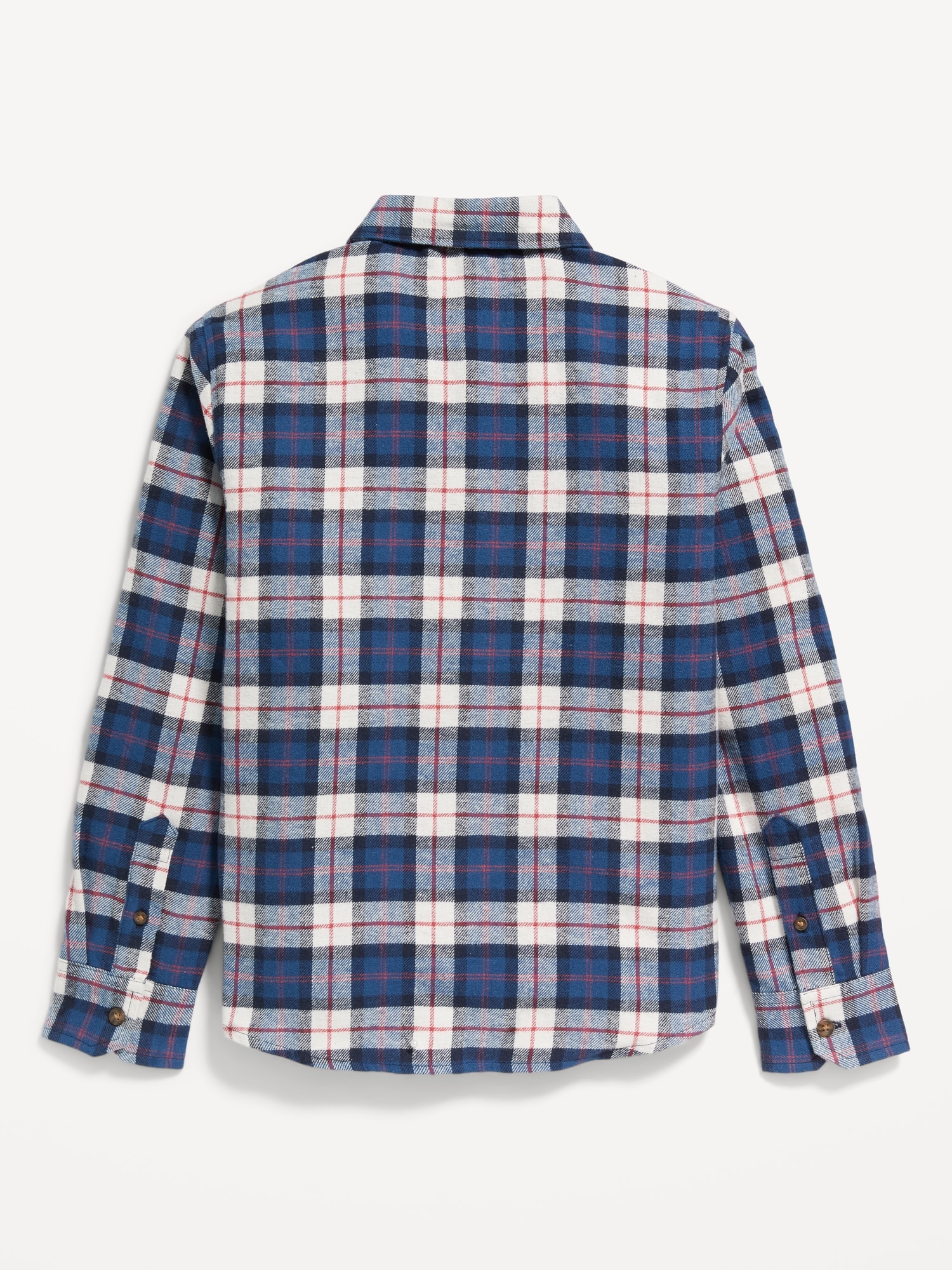 Soft-Brushed Flannel Pocket Shirt for Boys