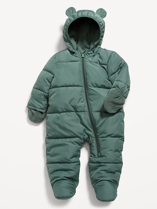 View large product image 1 of 1. Unisex Water-Resistant Frost Free Puffer Snowsuit for Baby