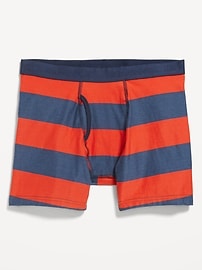 Printed Built-In Flex Boxer-Brief Underwear -- 6.25-inch inseam
