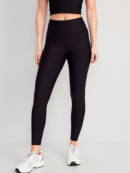 High-Waisted PowerSoft 7/8 Leggings | Old Navy