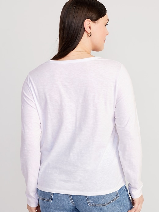 Image number 6 showing, EveryWear Long-Sleeve Slub-Knit T-Shirt