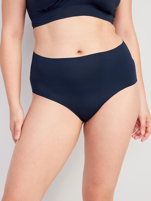 Image number 5 showing, High-Waisted No-Show Brief Underwear