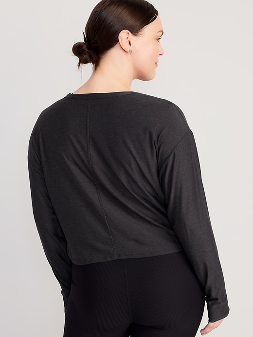 Image number 6 showing, Cloud 94 Soft Long-Sleeve Twist-Front Top
