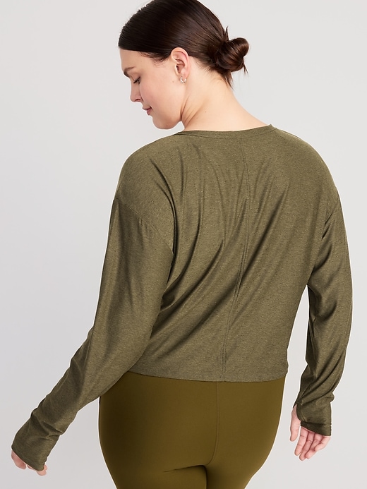 Image number 6 showing, Cloud 94 Soft Long-Sleeve Twist-Front Top