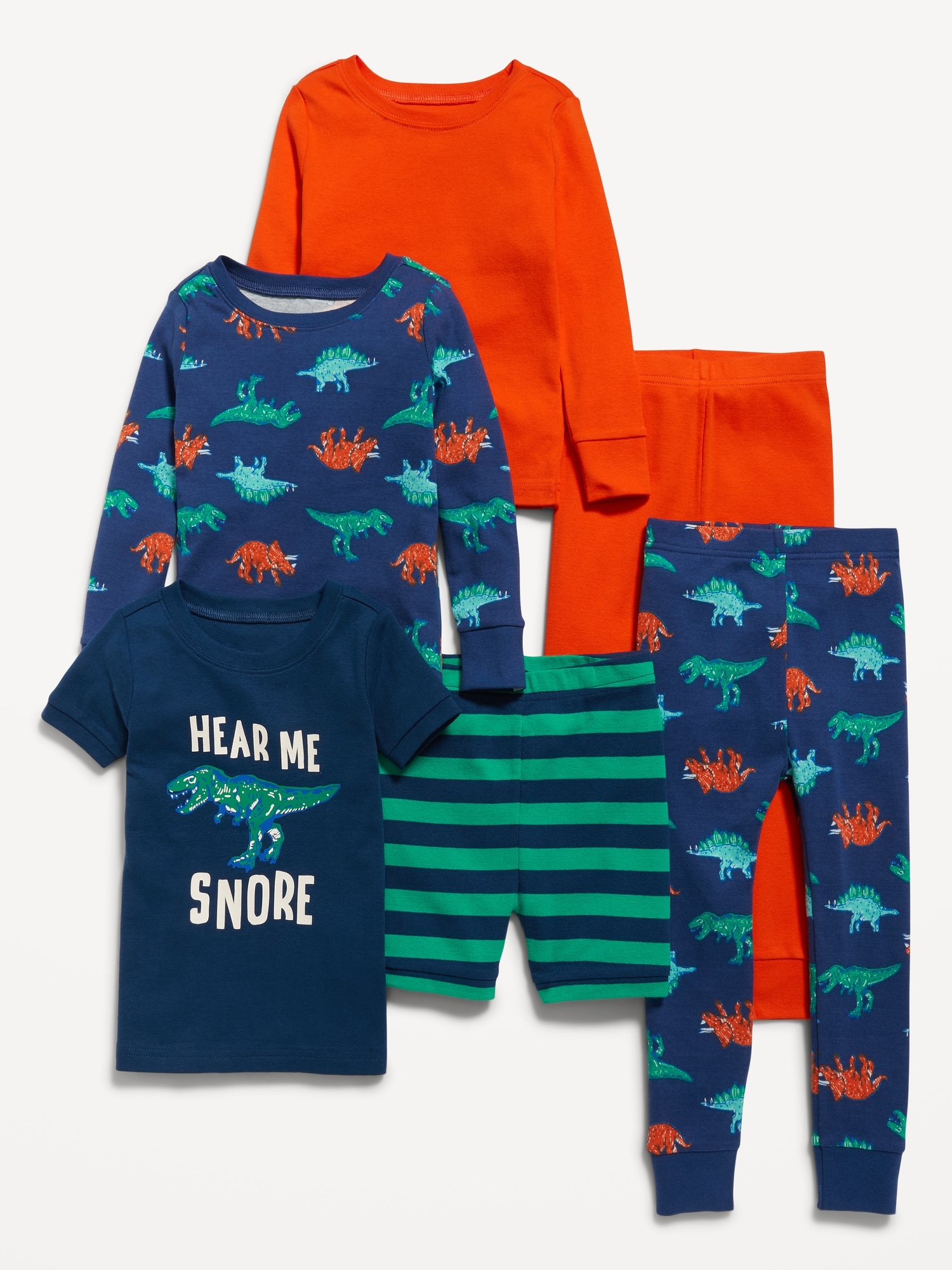 Oldnavy Unisex 6-Piece Printed Pajama Set for Toddler & Baby Hot Deal