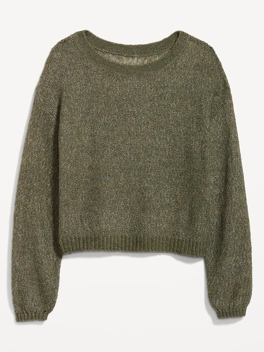 Image number 4 showing, Sheer Boat-Neck Sweater