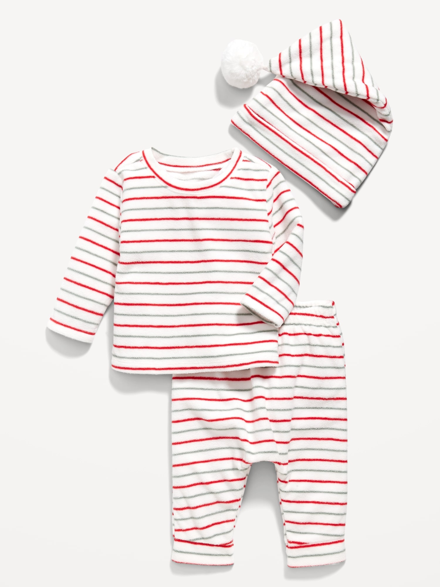 Carter'® Striped Microfleece Vest Set - Red/Grey, 3 Months - Foods Co.