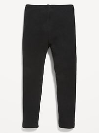 Image number 2 showing, Full-Length Rib-Knit Pocket Leggings for Toddler Girls