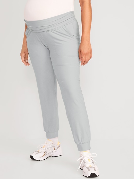View large product image 1 of 2. Maternity Cloud 94 Soft Rollover-Waist Jogger Pants