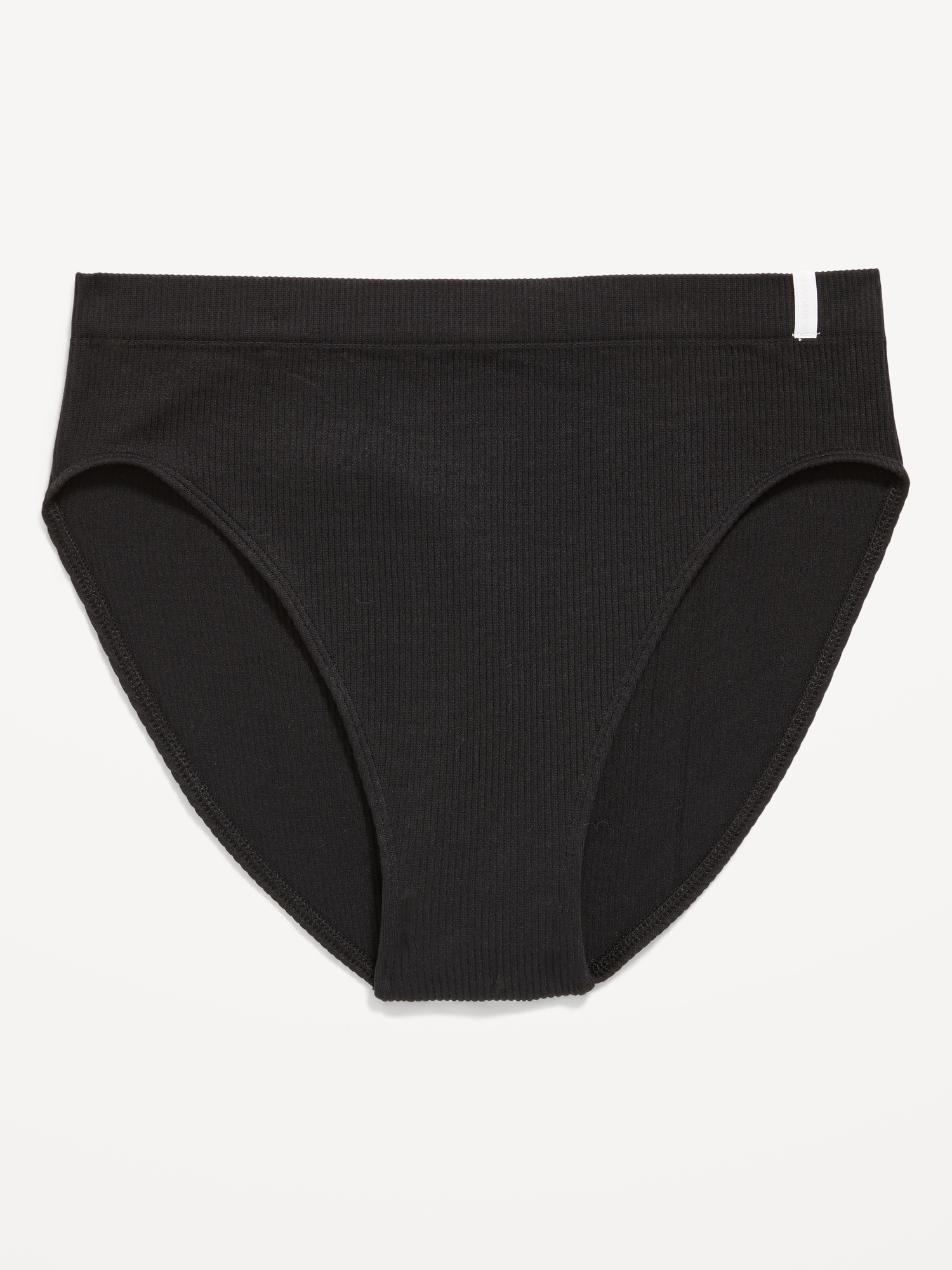 High-Waisted French-Cut Seamless Rib-Knit Bikini Underwear | Old Navy