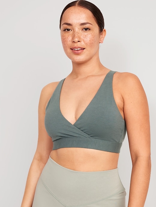 Image number 1 showing, Maternity PowerChill Light Support Cross-Front Nursing Sports Bra