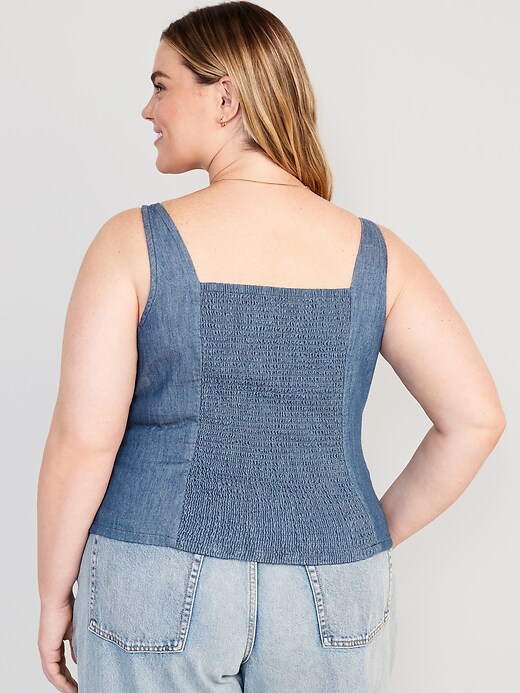 Image number 8 showing, Fitted Jean Cropped Top