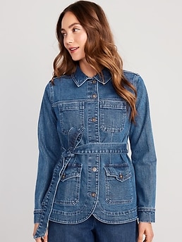 Womens denim outlet vest old navy