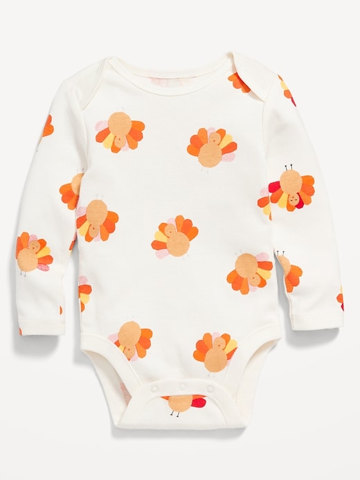 Unisex Long-Sleeve Printed Bodysuit for Baby | Old Navy