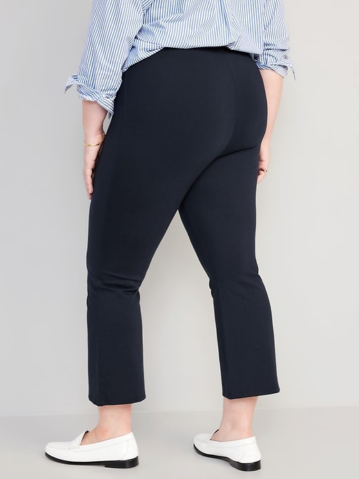 Image number 8 showing, Extra High-Waisted Stevie Crop Kick Flare Pants