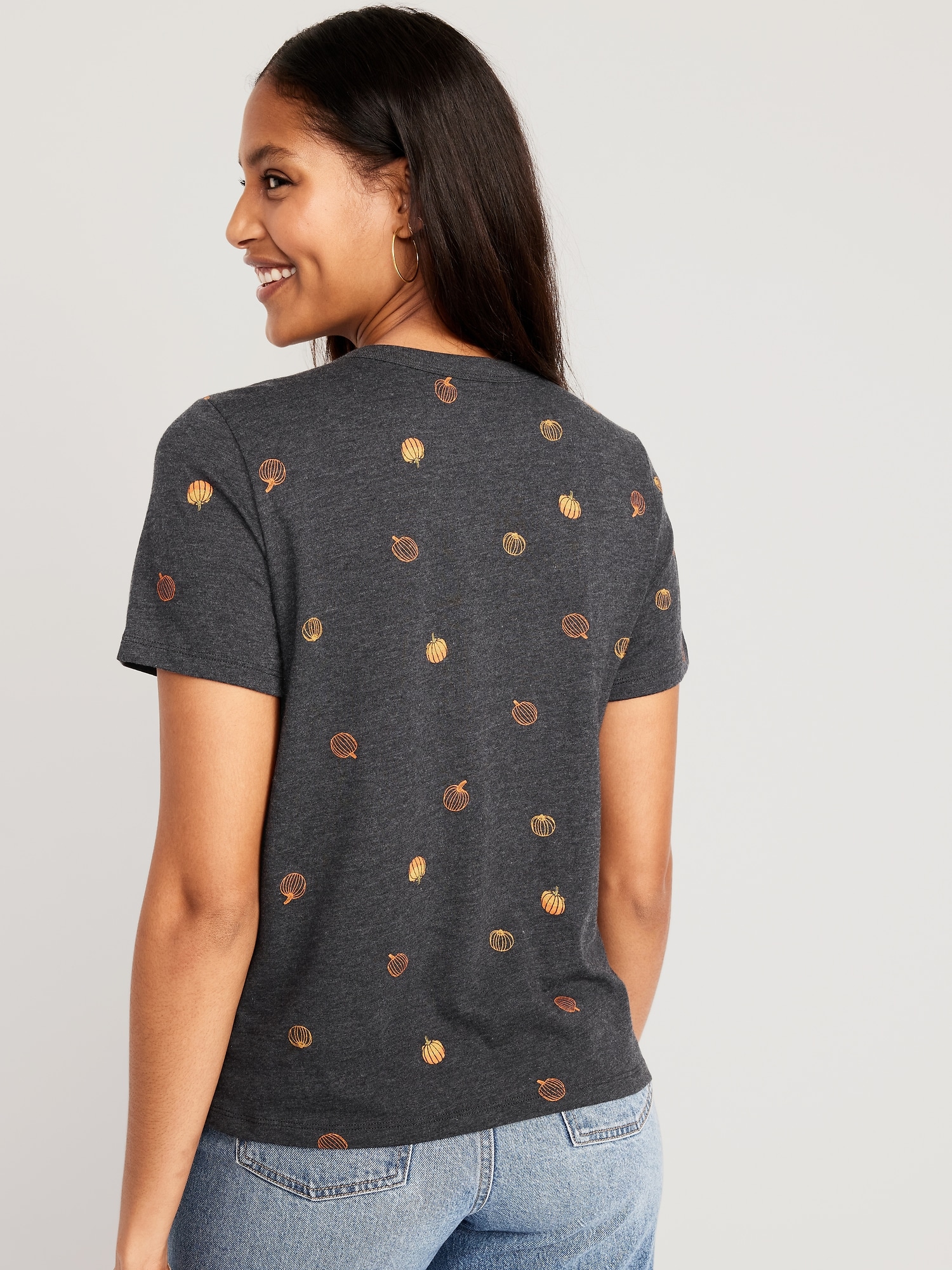 Polka dot printed t - shirt - View all - T - shirts - MAN