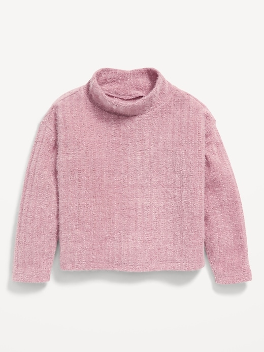 Cozy-Knit Mock-Neck Cropped Sweater for Toddler Girls | Old Navy