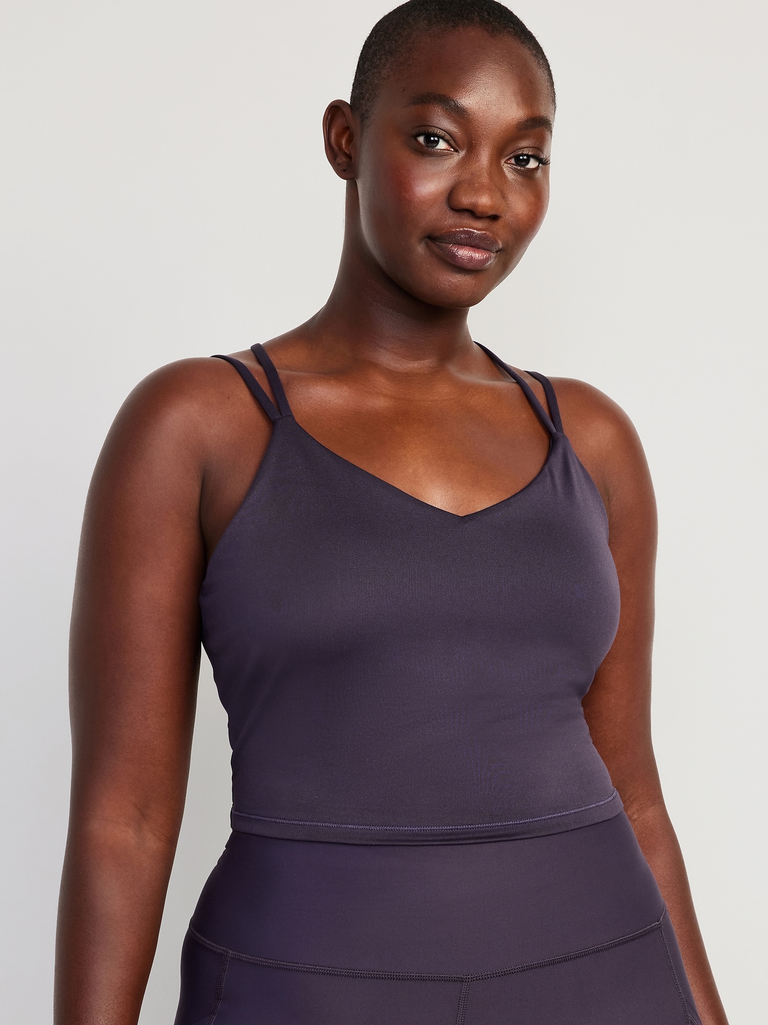Old Navy Medium Support PowerPress Strappy Sports Bra, 29 New Activewear  Pieces From Old Navy We're Loving This November, Starting at $20