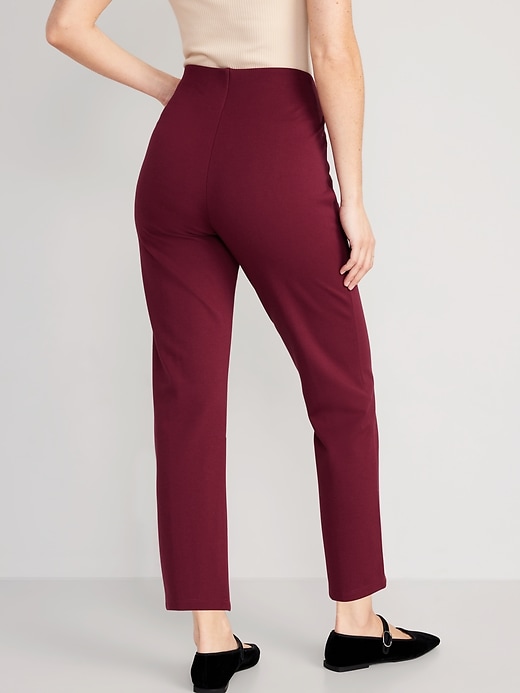 Image number 2 showing, Extra High-Waisted Stevie Straight Pants