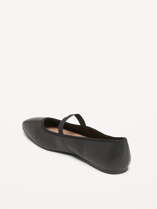 Image number 6 showing, Mary Jane Square-Toe Ballet Flats