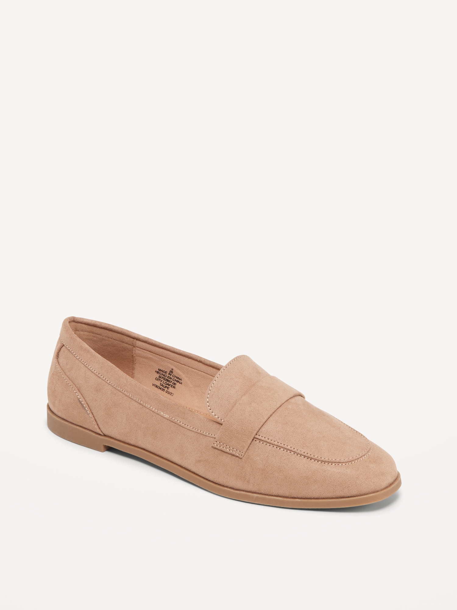 Faux-Suede City Loafer Shoes