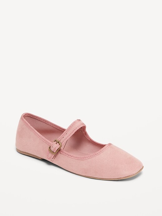 Faux-Suede Ballet Flat Shoes for Girls | Old Navy