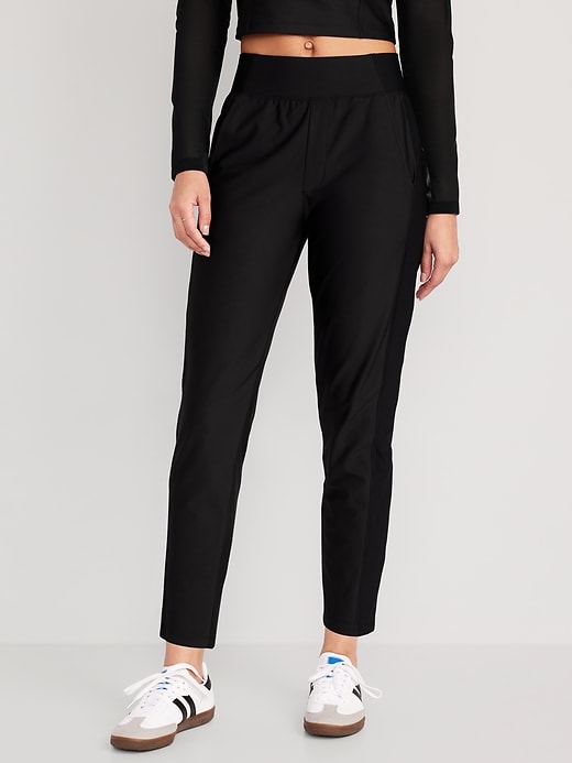 Image number 1 showing, High-Waisted PowerSoft Combination Taper Pants