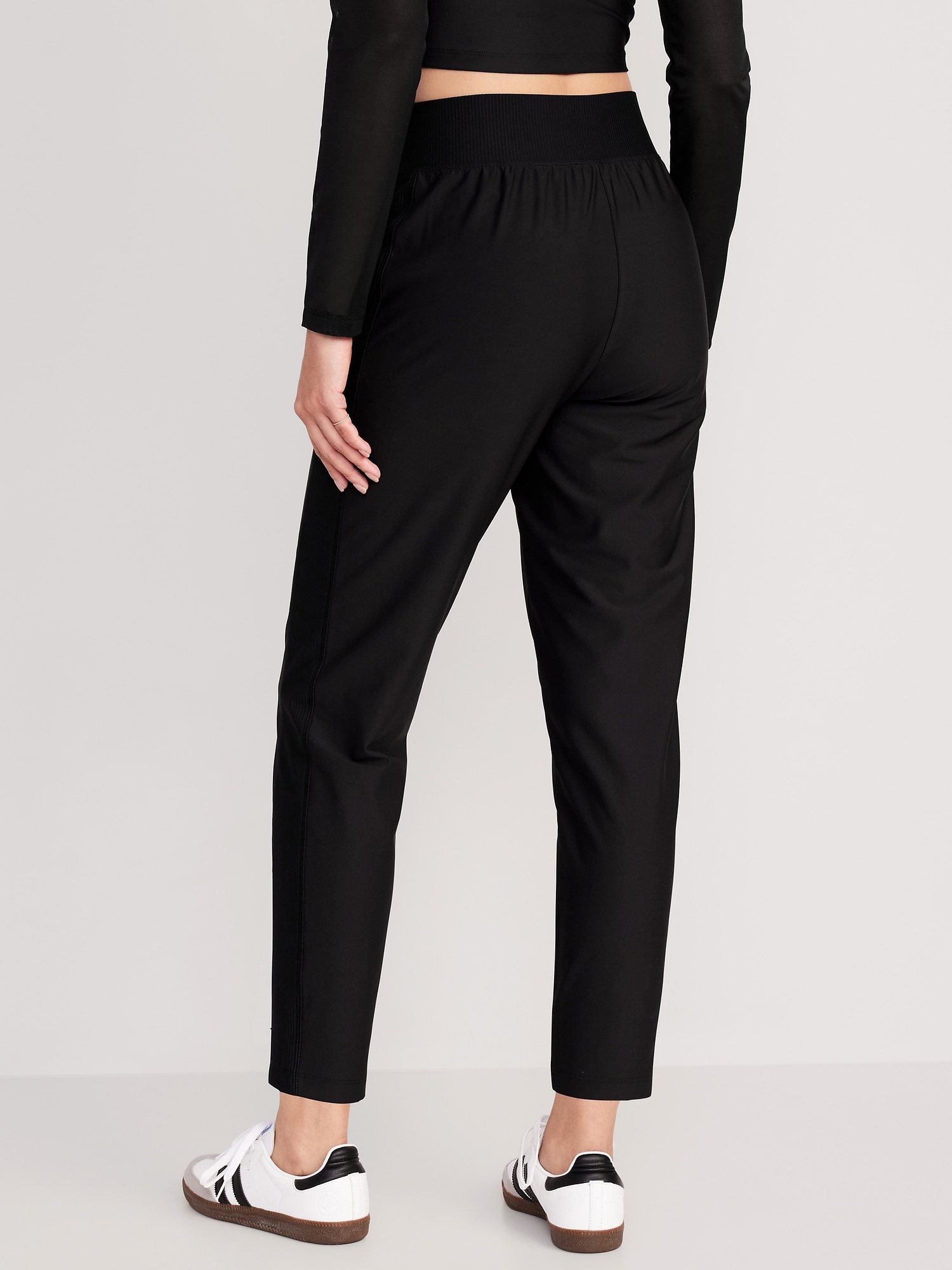 High-Waisted PowerSoft Combination Taper Pants for Women | Old Navy