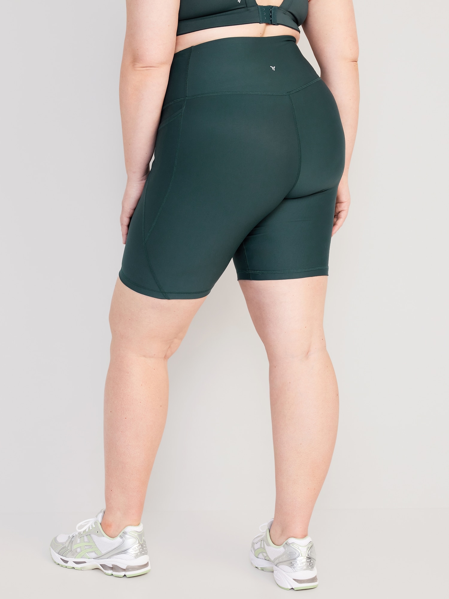 HighWaisted PowerSoft Biker Shorts for Women 8inch inseam Old Navy