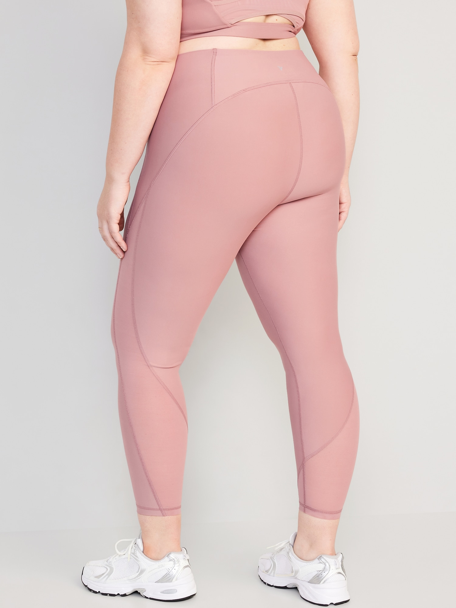 Camo High Waisted Leggings - Rose Taupe– Catinker