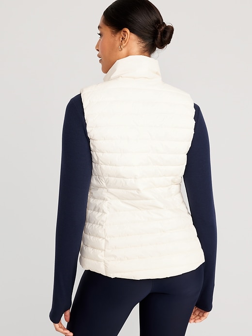 Image number 2 showing, Narrow-Channel Quilted Puffer Vest