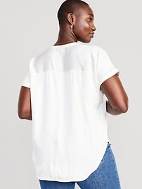 Dolman Sleeve Satin Popover Shirt for Women | Old Navy