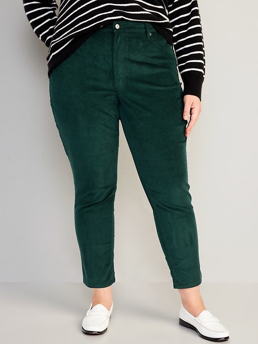 Image number 7 showing, High-Waisted OG Straight Corduroy Ankle Pants