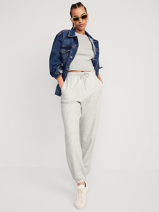 Image number 6 showing, Extra High-Waisted Jogger Sweatpants