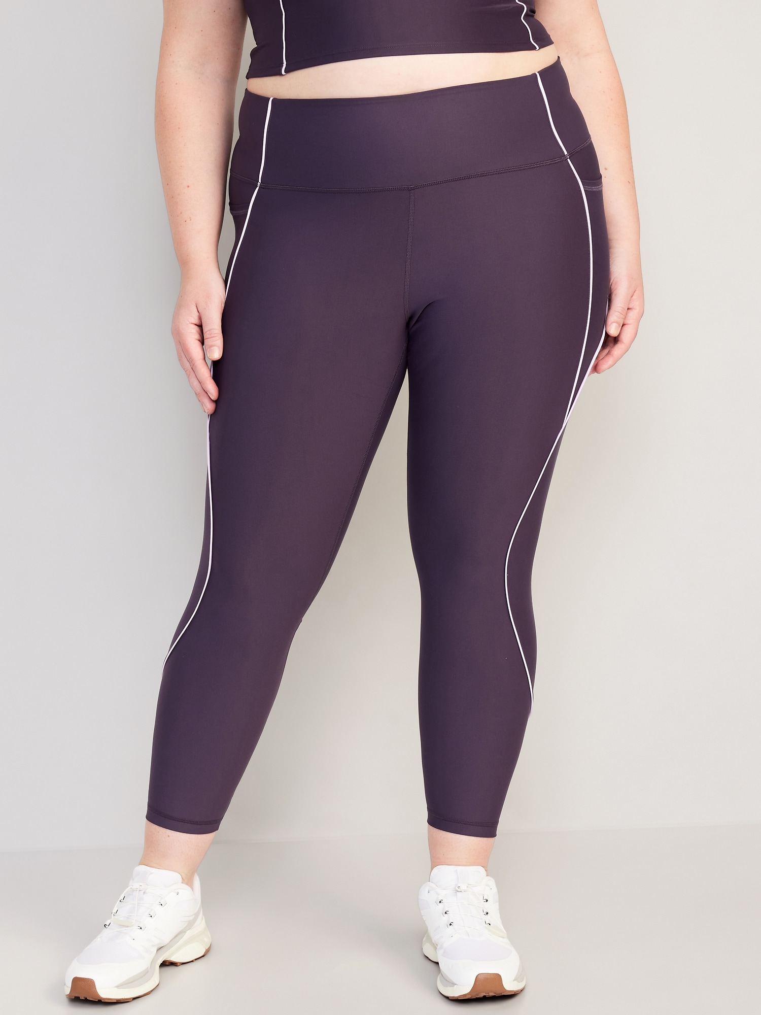 High-Waisted PowerSoft 7/8 Leggings | Old Navy