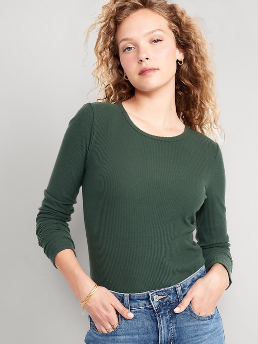 Plush Long-Sleeve Crew-Neck … curated on LTK