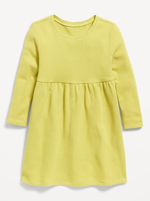 View large product image 1 of 1. Fit & Flare Thermal-Knit Dress for Toddler Girls