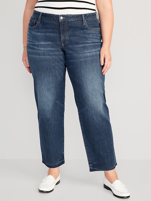 Image number 7 showing, Low-Rise OG Loose Cut-Off Jeans