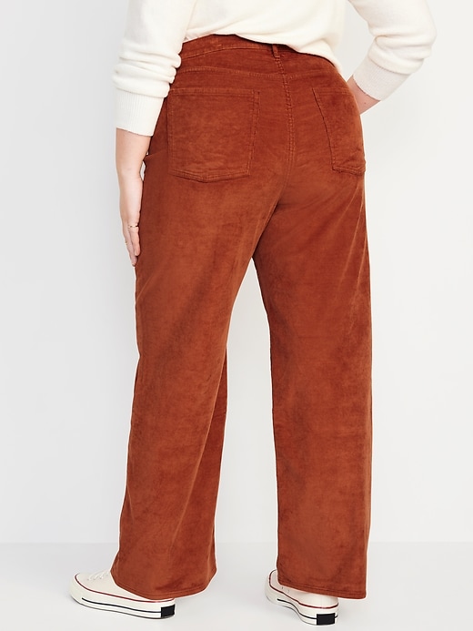 Image number 8 showing, Higher High-Waisted Wide-Leg Corduroy Pants