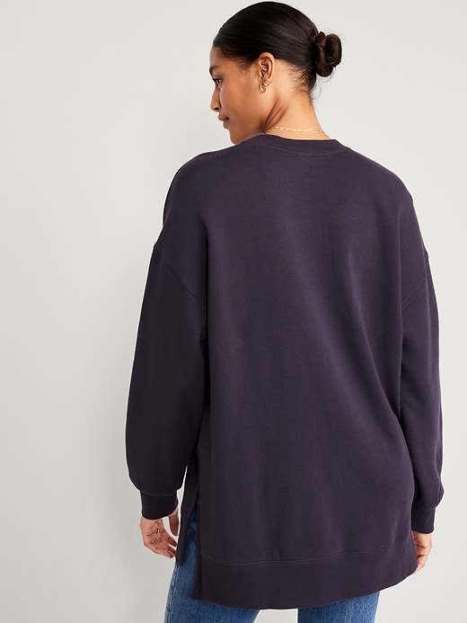 Image number 5 showing, Oversized Boyfriend Tunic Sweatshirt