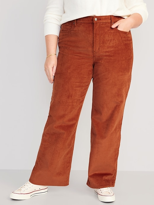 Image number 7 showing, Higher High-Waisted Wide-Leg Corduroy Pants