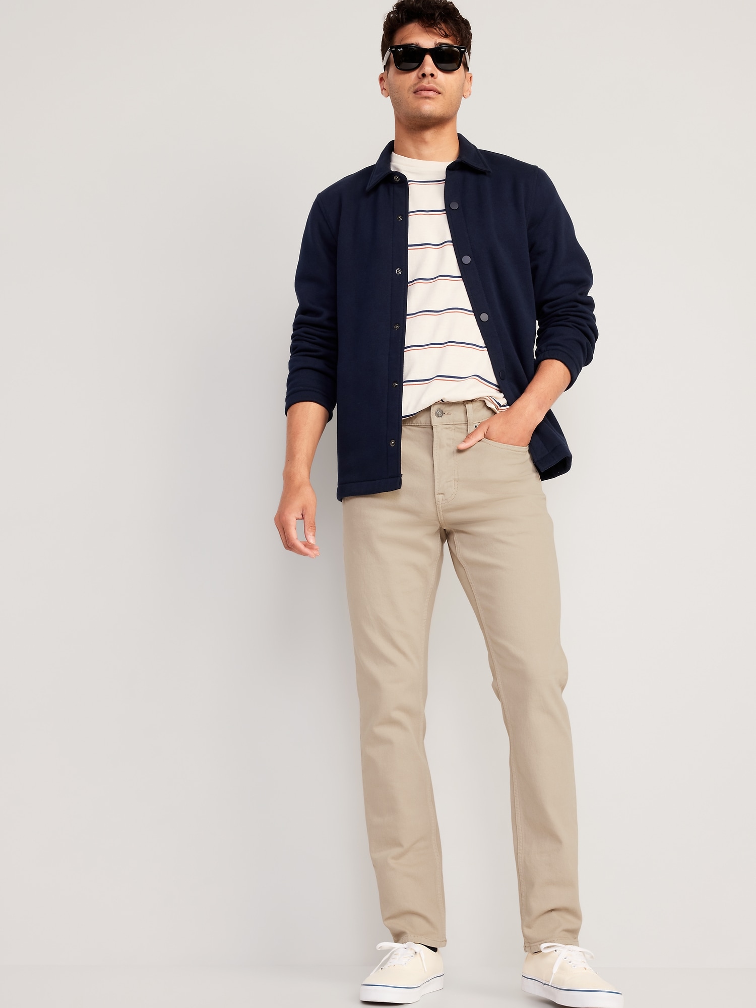 In Review: Old Navy All-Temp Twill Five-Pocket Pants
