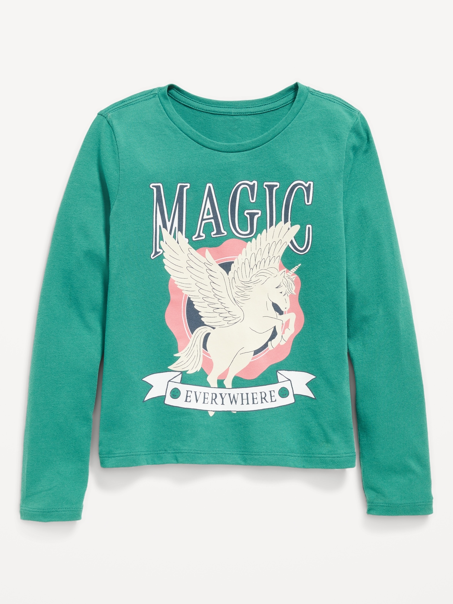 Long-Sleeve Graphic T-Shirt for Girls | Old Navy