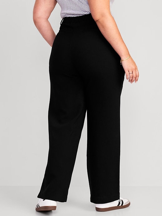 Image number 6 showing, Extra High-Waisted Taylor Wide-Leg Trouser Suit Pants