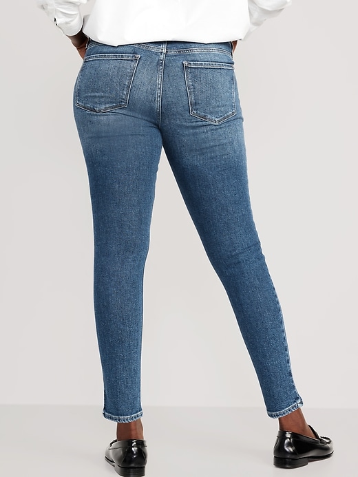 Image number 6 showing, Mid-Rise Rockstar Super-Skinny Jeans
