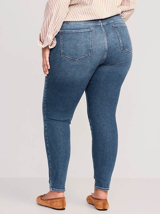 Image number 8 showing, Mid-Rise Rockstar Super-Skinny Jeans