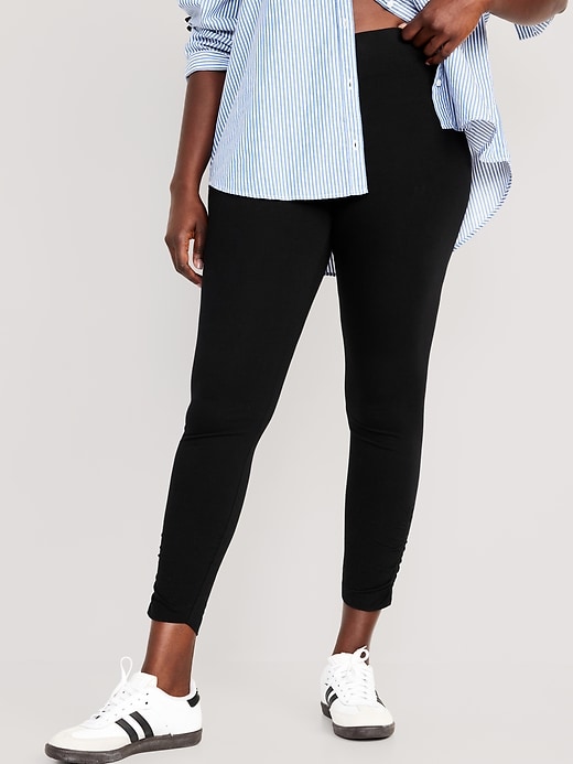 Image number 5 showing, High-Waisted Ruched 7/8 Legging for Women